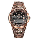 Fashion quartz watch men Brand ONOLA luxury Retro golden stainless steel watch men gold mens watch reloj hombre - V.I.P Digital Presence