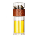 Portable Double Wall Glass Tea Mug Coffee Travel Cup Infuser Drink Bottle Tumbler Drinkware Eco-Friendly - V.I.P Digital Presence