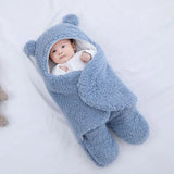 Baby Sleeping Bag Ultra-Soft Fluffy Fleece Newborn Receiving Blanket Infant Boys Girls ClothesSleeping Nursery Wrap Swaddle - V.I.P Digital Presence