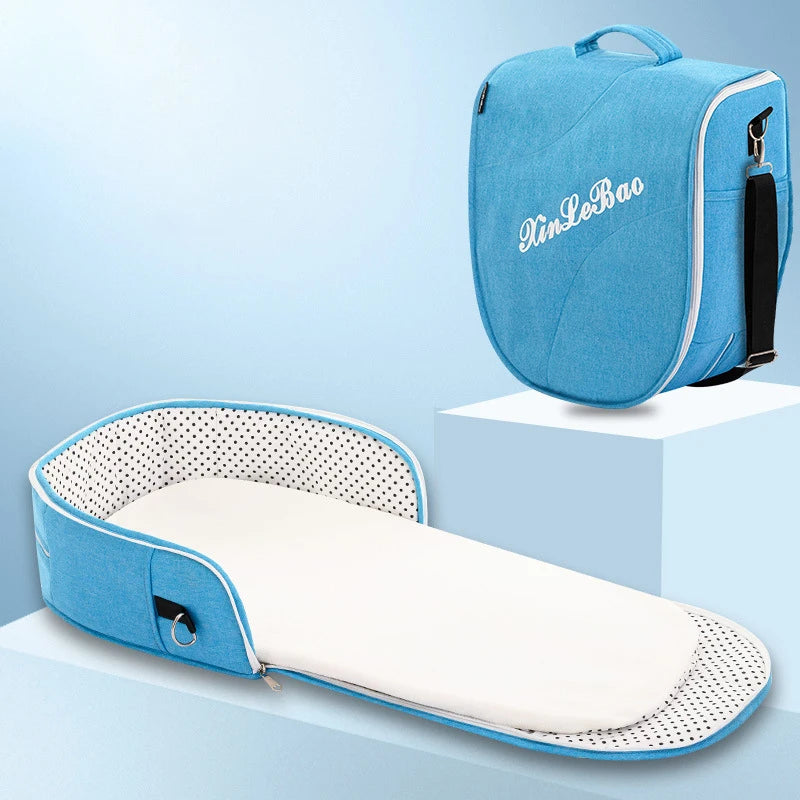 Baby Crib Multifunctional Folding Newborn Bed Toddler Bed Portable Sun Protection Mosquito Net Infant Camping Bed Travel Cot - V.I.P Digital Presence