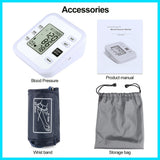 Health Care Arm Blood Pressure Monitor Heart Beat Rate Pulse Meter Tonometer Sphygmomanometers pulsometer - V.I.P Digital Presence