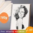 Sketchbook 8K / 16K / A4 Painting Diary Painting Graffiti Soft Cover Black Paper Sketch Book Notebook Office School Supplies Gif - V.I.P Digital Presence