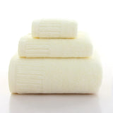 Juego de toallas de baño de algodón grueso, toalla de mano, toalla facial y toallas de baño para adultos, 10 colores, 100% algodón