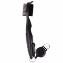 Cepillo para palos de golf, cepillo de limpieza de ranuras de golf de dos lados, kit limpiador de ranuras para bolas de wedge y putter de golf, herramienta de limpieza, accesorios de golf