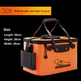 Portable EVA Fishing Bag Collapsible Fishing Bucket Live Fish Box Camping Water Container Pan Basin Tackle Storage Bag - V.I.P Digital Presence