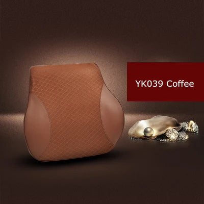 1PCS memory foam cute car seat headrest pillow solid for the neck rest waist back support cushion set pillows auto accessories - V.I.P Digital Presence