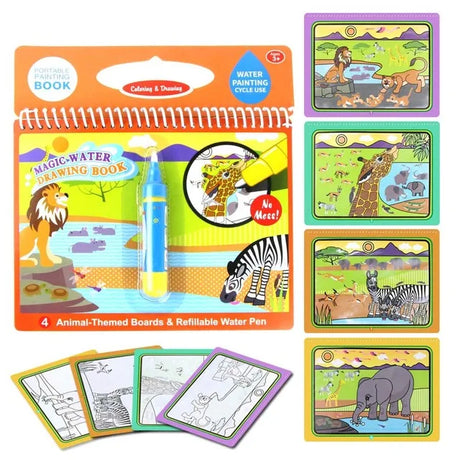 8 styles Magic Water Drawing Book Coloring Doodle - V.I.P Digital Presence