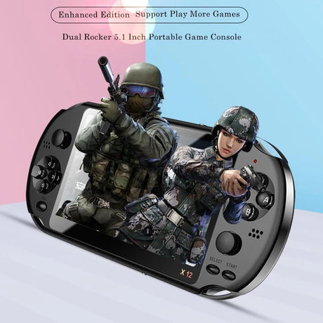 Newest 5.1 inch Handheld Portable Game Console Dual Joystick 8GB preloaded 1000 free games support TV Out video game machine - V.I.P Digital Presence