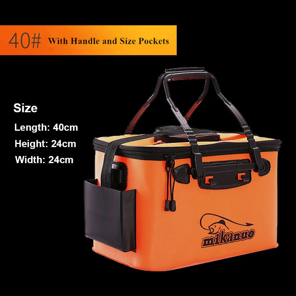 Portable EVA Fishing Bag Collapsible Fishing Bucket Live Fish Box Camping Water Container Pan Basin Tackle Storage Bag - V.I.P Digital Presence