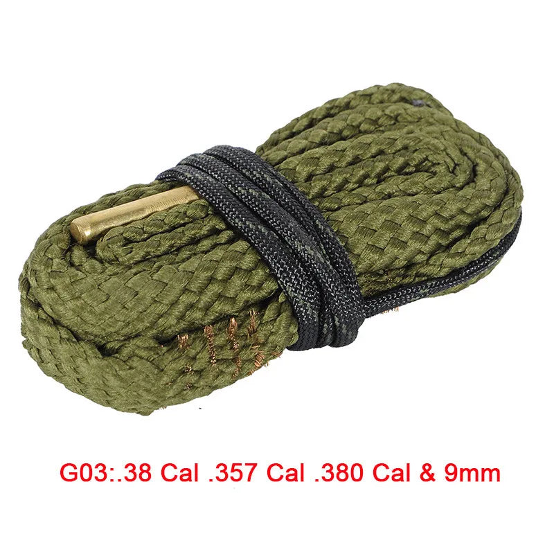 Hunting Gun Bore Cleaner Snake.22 Cal.223 Cal.38 Cal& 5.56mm,7.62mm,12GA Rifle Cleaning Kit Tool Rifle Barrel Calibre Snake Rope - V.I.P Digital Presence