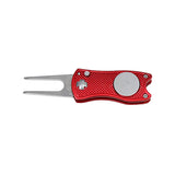Herramienta plegable para sacar divots de golf con herramienta para pelotas de golf, limpiador de surcos, material de entrenamiento de golf, accesorios de golf, tenedor para putting green.