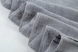 3Pieces Set Grey Cotton Towel Set for Men toalla 2pc Face Washcloth Hand Towel 1pc Bath Towel Camping Shower Towels Bathroom