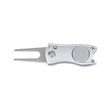Herramienta plegable para sacar divots de golf con herramienta para pelotas de golf, limpiador de surcos, material de entrenamiento de golf, accesorios de golf, tenedor para putting green.