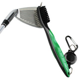 Cepillo para palos de golf, cepillo de limpieza de ranuras de golf de dos lados, kit limpiador de ranuras para bolas de wedge y putter de golf, herramienta de limpieza, accesorios de golf
