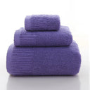 Juego de toallas de baño de algodón grueso, toalla de mano, toalla facial y toallas de baño para adultos, 10 colores, 100% algodón