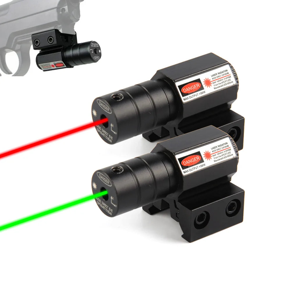 US Red Dot Laser Sight for Picatinny and Rifle with 635-655nm Adjustable 11mm/20mm Picatinny/Weaver Mount - V.I.P Digital Presence