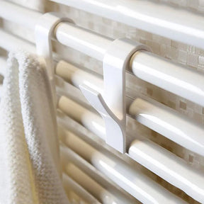 High Quality Hanger For Heated Towel Radiator Rail Clothes Hanger Bath Hook Holder Percha Plegable Scarf Hanger white 6pcs - V.I.P Digital Presence