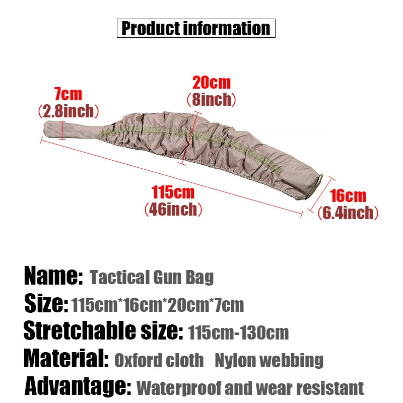 Elasticity Rifle Knit Tactical Gun Sock Polyester Silicone Treated Rifle Protector Shotgun Cover Case Storage Sleeve - V.I.P Digital Presence