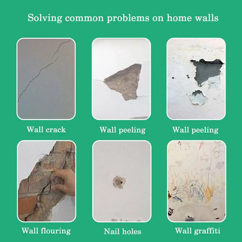 Wall Mending Agent Wall Repair Cream Wall Crack Nail Repair Agent Walls Peeling Graffiti Gap Repair paste With scraper #1226 - V.I.P Digital Presence