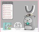 Smart U 360 Degrees Kids Sonic Electric Toothbrush Silicon USB Automatic Ultrasonic Teeth Tooth Brush Cartoon Pattern Children - V.I.P Digital Presence