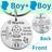 Lovely Personalized Baby Boys Girls Keychain  Name Birth Weight Height For Newborn Commemorate New Mom Dad Gift Keyring P026_C - V.I.P Digital Presence
