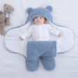Baby Sleeping Bag Ultra-Soft Fluffy Fleece Newborn Receiving Blanket Infant Boys Girls ClothesSleeping Nursery Wrap Swaddle - V.I.P Digital Presence