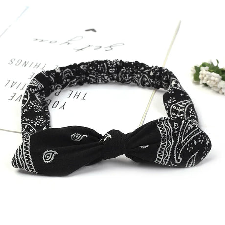 New Women Suede Soft Solid Print Headbands Vintage Cross Knot Elastic Hairbands Bandanas Girls Hair Bands Hair Accessories - V.I.P Digital Presence