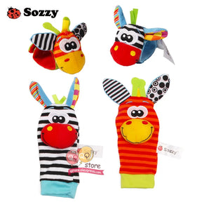 Sozzy Baby Rattles Soft Plush Toys 4 piece - V.I.P Digital Presence