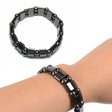 Healf moon magnetic black stone magnetic therapy slimming Bracelet Weight Loss Round Black Stone Bracelets - V.I.P Digital Presence