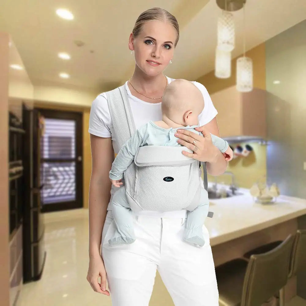 Baby Carrier Natural Cotton Ergonomic Baby Carrier Backpack Carrier Kangaroo Baby Sling Easy Wearing  Newborn Infant Toddler - V.I.P Digital Presence
