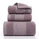 3PCS/Set Towel Cotton Beach towels Luxury Thickened Bath Towel