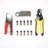BNC Connector cable RG58 RG59 RG6 Crimping tool kit with crimping 10 compression fittings perfect for CCTV TESTER - V.I.P Digital Presence
