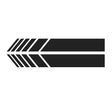 2pcs Car Styling Auto SUV Vinyl Graphic Car Sticker Rearview Mirror Side Decal Stripe DIY Car Body Decals 15.3*2cm - V.I.P Digital Presence
