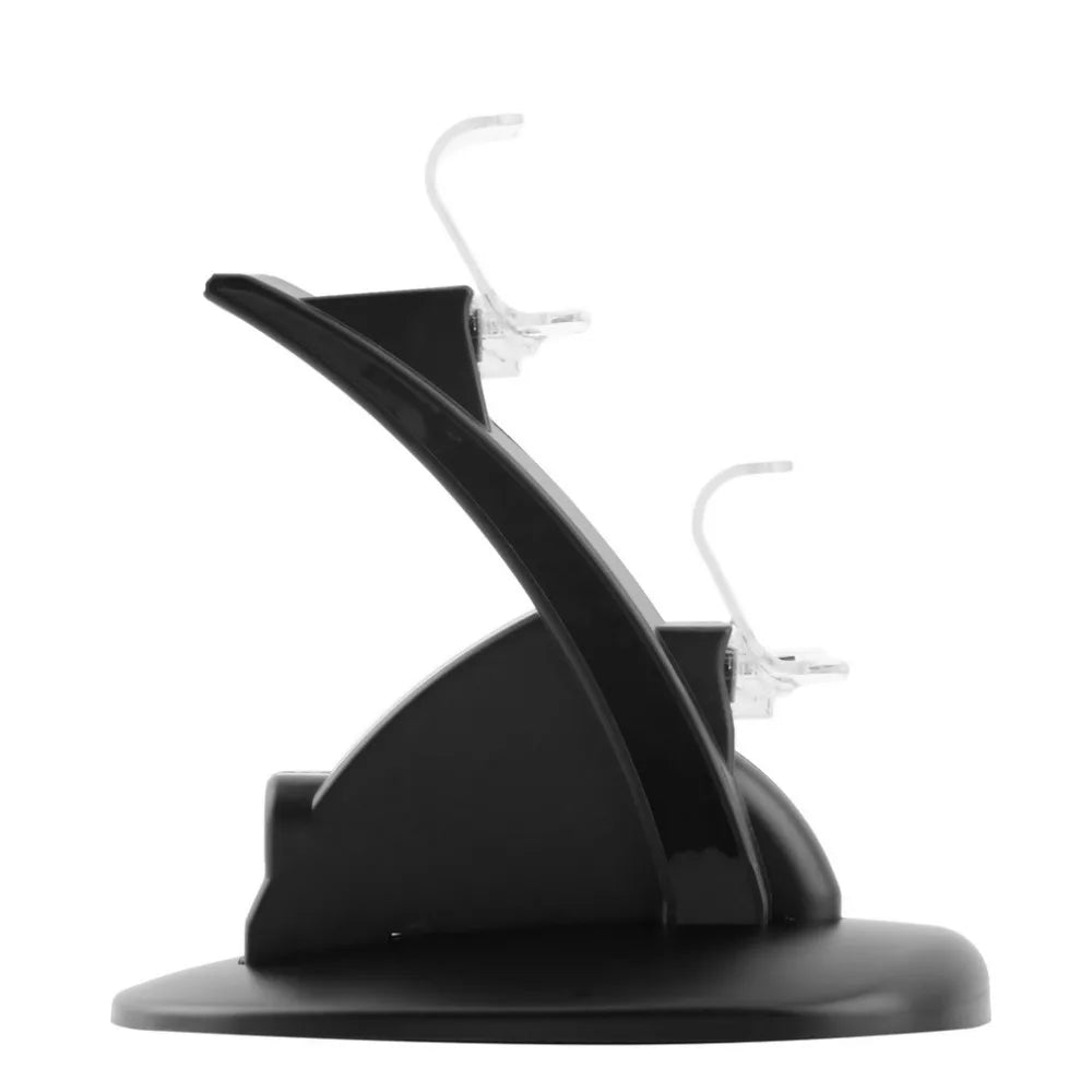 LED Dual USB Charging Charger Dock Stand Cradle Docking Station for Sony Playstation 4 PS4 Game Gaming Console Controller - V.I.P Digital Presence