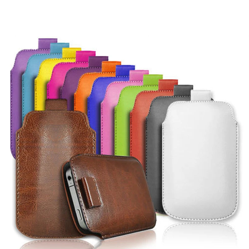 Leather Pouch Coque For iPhone 5 5S SE 5C Case Pocket Rope Holster Pull Tab Pouch Cover For iPhone SE 5 S E 5C Phone Bag Case - V.I.P Digital Presence