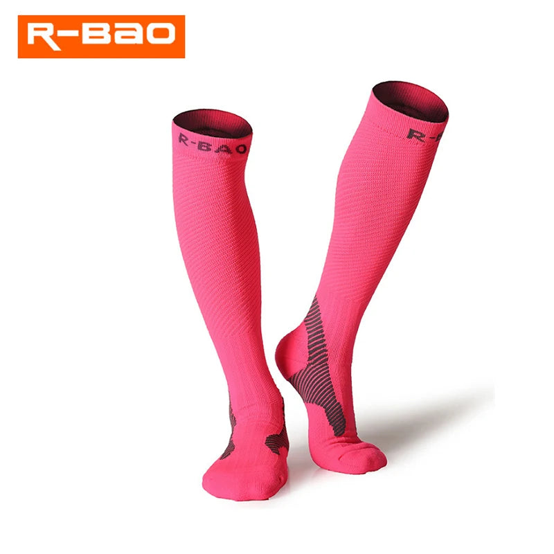 Men/Women Leg Support Stretch Sport Socks Compression Knee High Socks High-quality Runing Marathon Cycling Sock - V.I.P Digital Presence