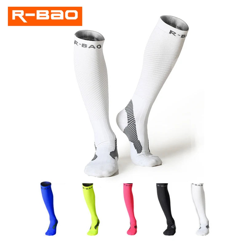 Men/Women Leg Support Stretch Sport Socks Compression Knee High Socks High-quality Runing Marathon Cycling Sock - V.I.P Digital Presence