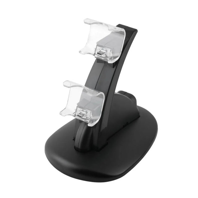 Dua USB Charging Socket Kit Charger Dock Stand Cradle For PS4 Console Controller Play Station Game Pad with USB Cable - V.I.P Digital Presence