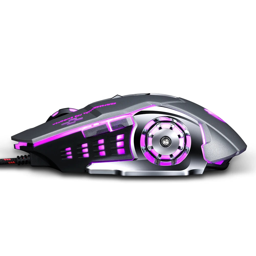 Pro Gamer Gaming Mouse 8D 3200DPI Adjustable Wired Optical LED Computer Mice USB Cable Silent Mouse for laptop PC - V.I.P Digital Presence