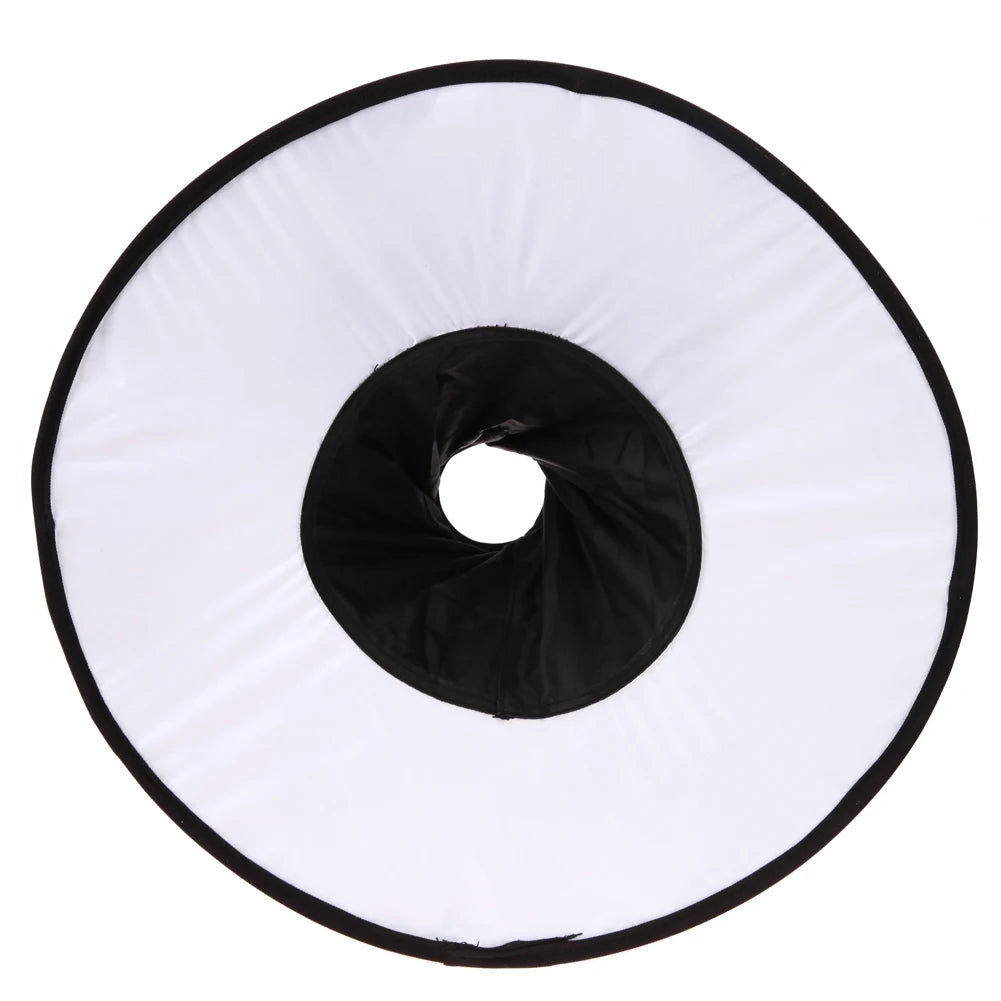 Ring Softbox SpeedLite Softbox Flash Light 45cm Foldable Diffuser Ring Speedlight Soft box