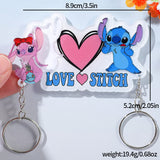 Stitch Couple Keychain