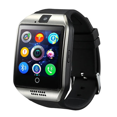 Bluetooth Smart Watch Q18 With Camera Facebook Whatsapp Twitter Sync SMS Smartwatch Support SIM TF Card For IOS Android - V.I.P Digital Presence