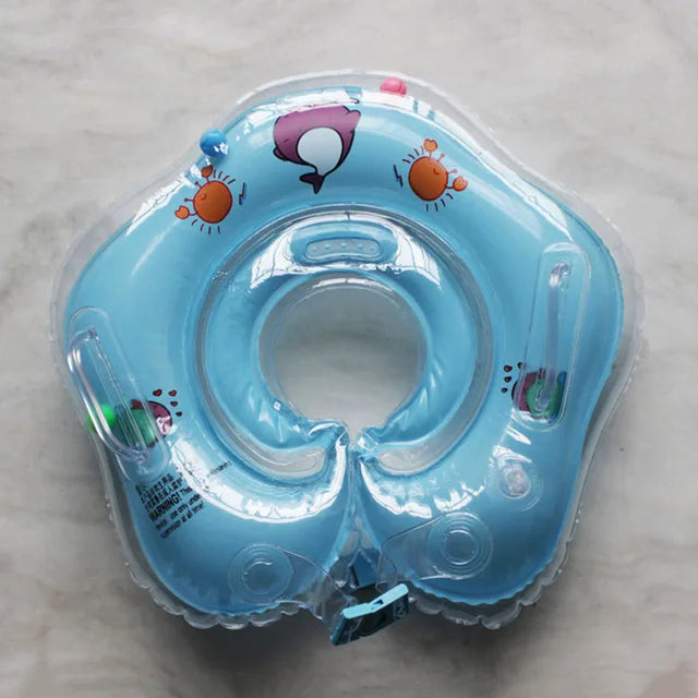 Swimming Baby Accessories Neck Ring Tube Safety Infant Float Circle for Bathing Inflatable Flamingo Inflatable - V.I.P Digital Presence