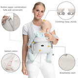Baby Carrier Natural Cotton Ergonomic Baby Carrier Backpack Carrier Kangaroo Baby Sling Easy Wearing  Newborn Infant Toddler - V.I.P Digital Presence