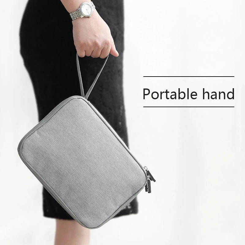 Accesorios digitales bolsa de acabado cargador de datos Cable de doble capa accesorios de viaje bolsa auriculares Usb Flash Drive organizar - V.I.P Digital Presence