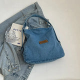 Adjustable Strap Denim Shoulder Bag - V.I.P Digital Presence