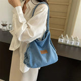 Adjustable Strap Denim Shoulder Bag - V.I.P Digital Presence