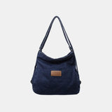 Adjustable Strap Denim Shoulder Bag - V.I.P Digital Presence