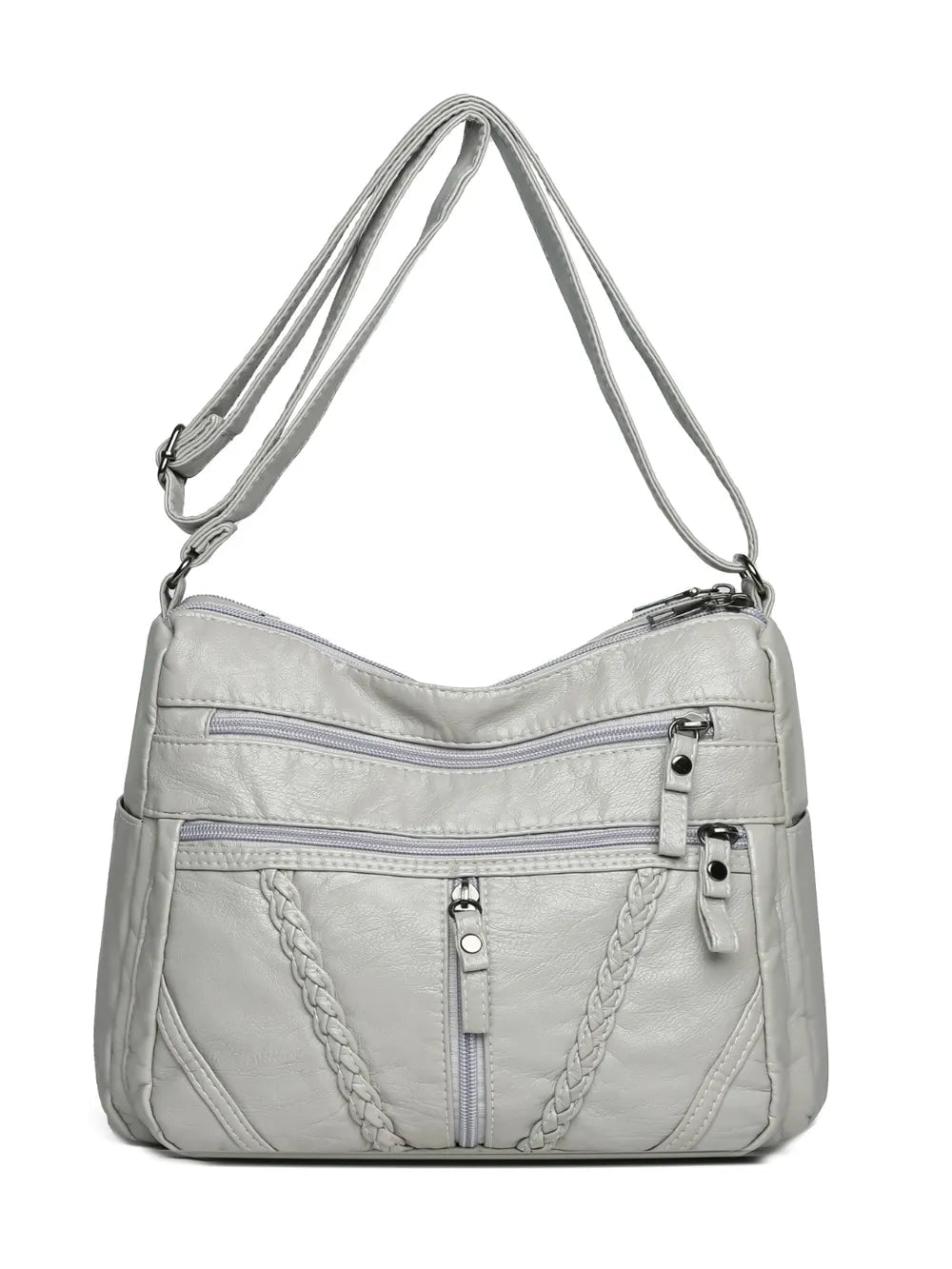Adjustable Strap PU Leather Shoulder Bag - V.I.P Digital Presence