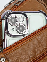 Adjustable Strap PU Leather Shoulder Bag - V.I.P Digital Presence